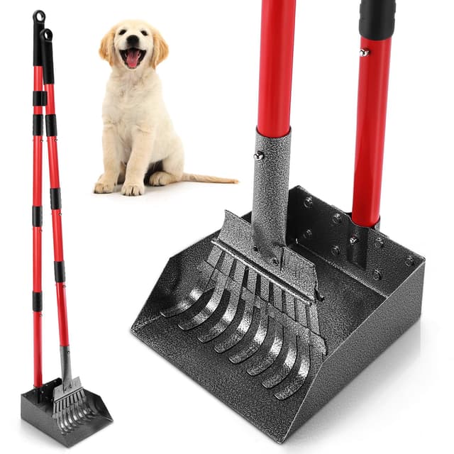 🐶 Ormalla Hundekotschaufel - Hundekotsammler aus Edelstahl für große, mittelgroße und kleine Hunde