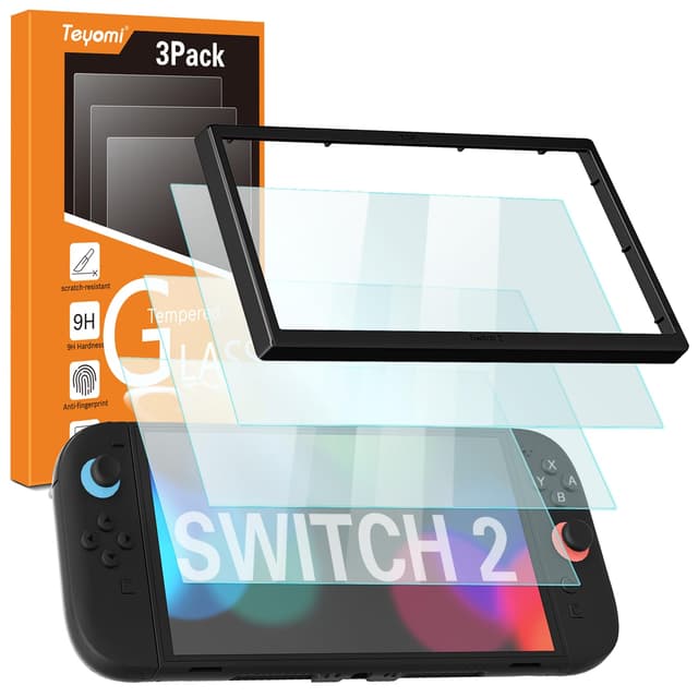 🎮 Teyomi 3 Stück Schutzfolie für Nintendo Switch 2 🛡️