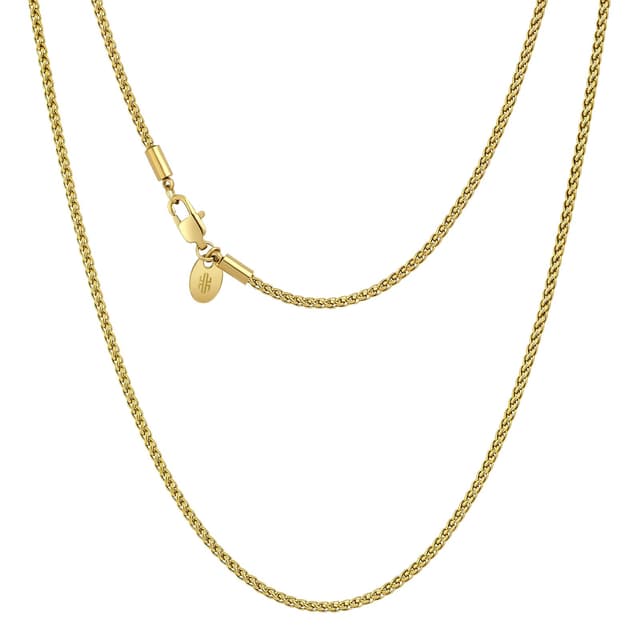 🌟 KRKC&CO Goldkette Herren Silberkette 2,5/3/4mm 🌟