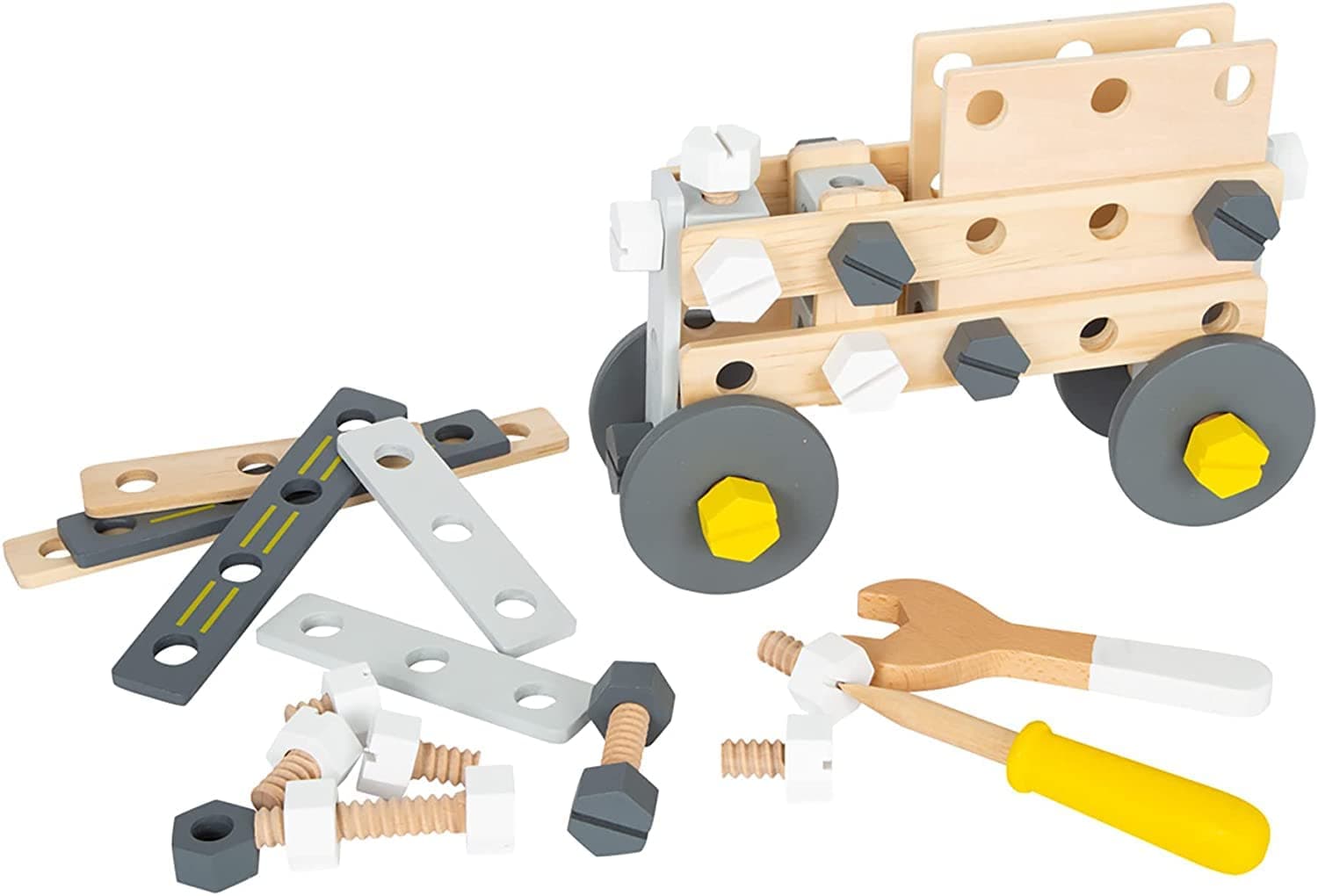 🔨🔧 Small Foot Konstruktionsset Miniwob aus Holz - Kreativer Bausatz für Kinder ab 3 Jahren!
