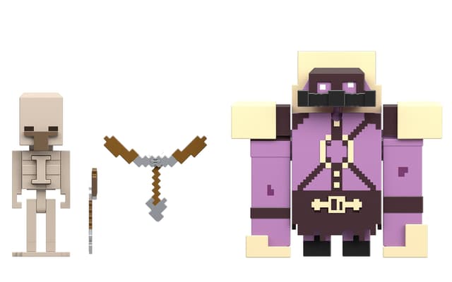🎮🐷🦴 Minecraft Mattel Legends Pigmadillo vs Skeleton - Deal des Tages!