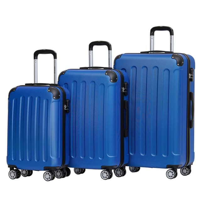 🌟 BEIBYE Zwillingsrollen Hardcase Reisekoffer Koffer Trolleys Hartschale in XL-L-M - 20 Farben! 🌈