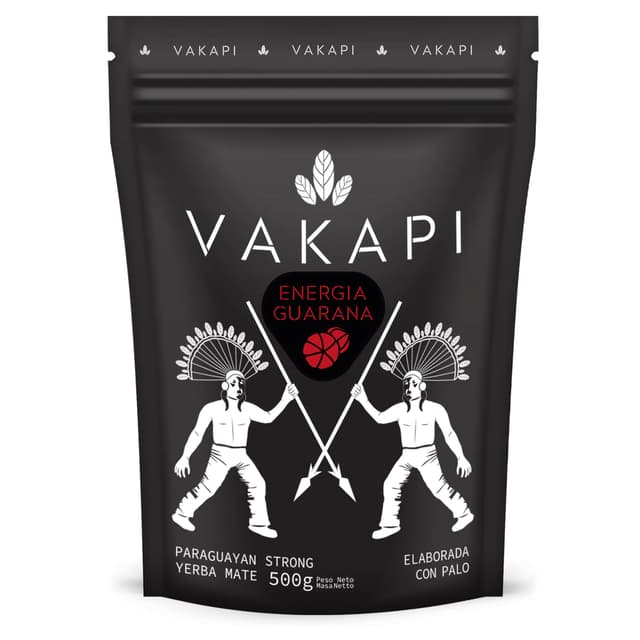 🌿 Vakapi Yerba Mate Tee Green | ENERGIA GUARANA 🌿