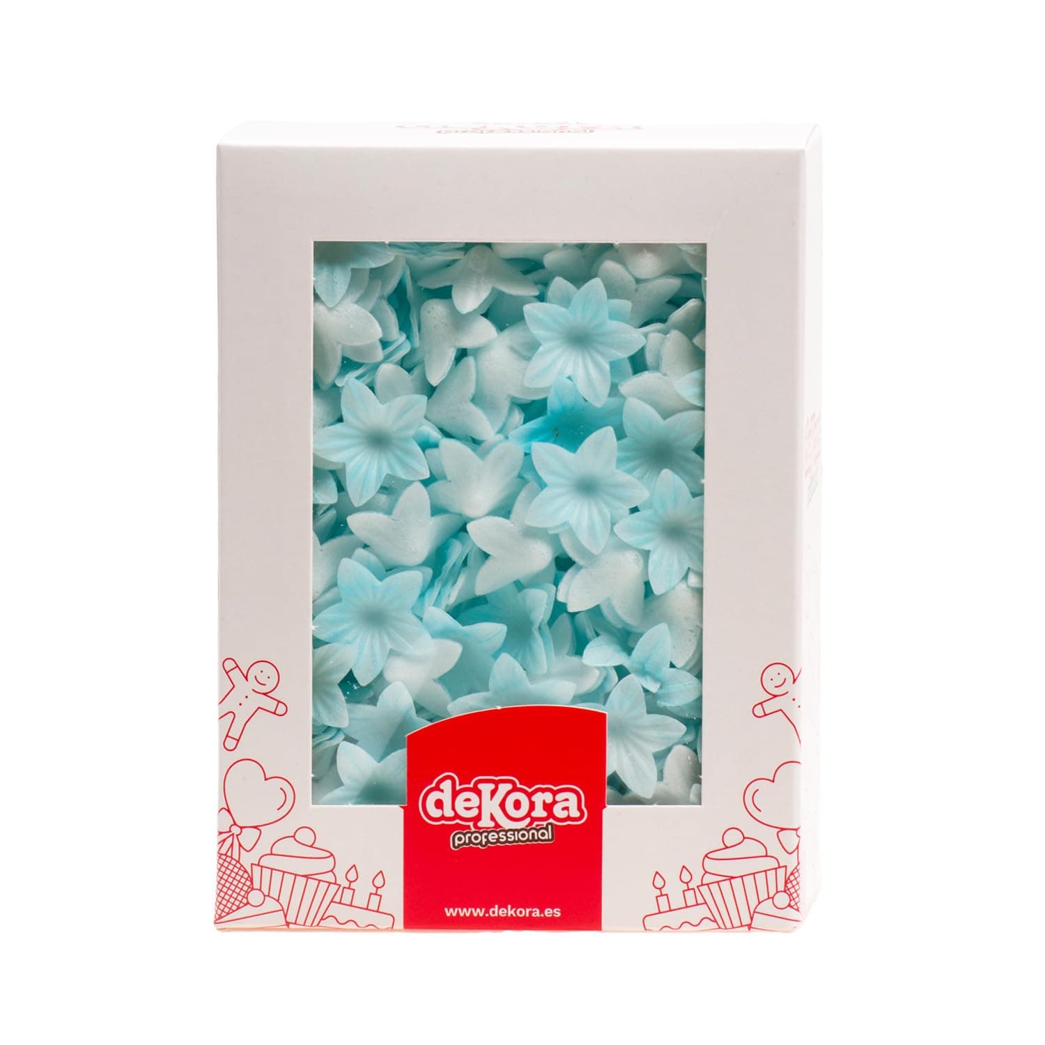Dekora - 400 Mini Essbare Blumen für Torte 🌸