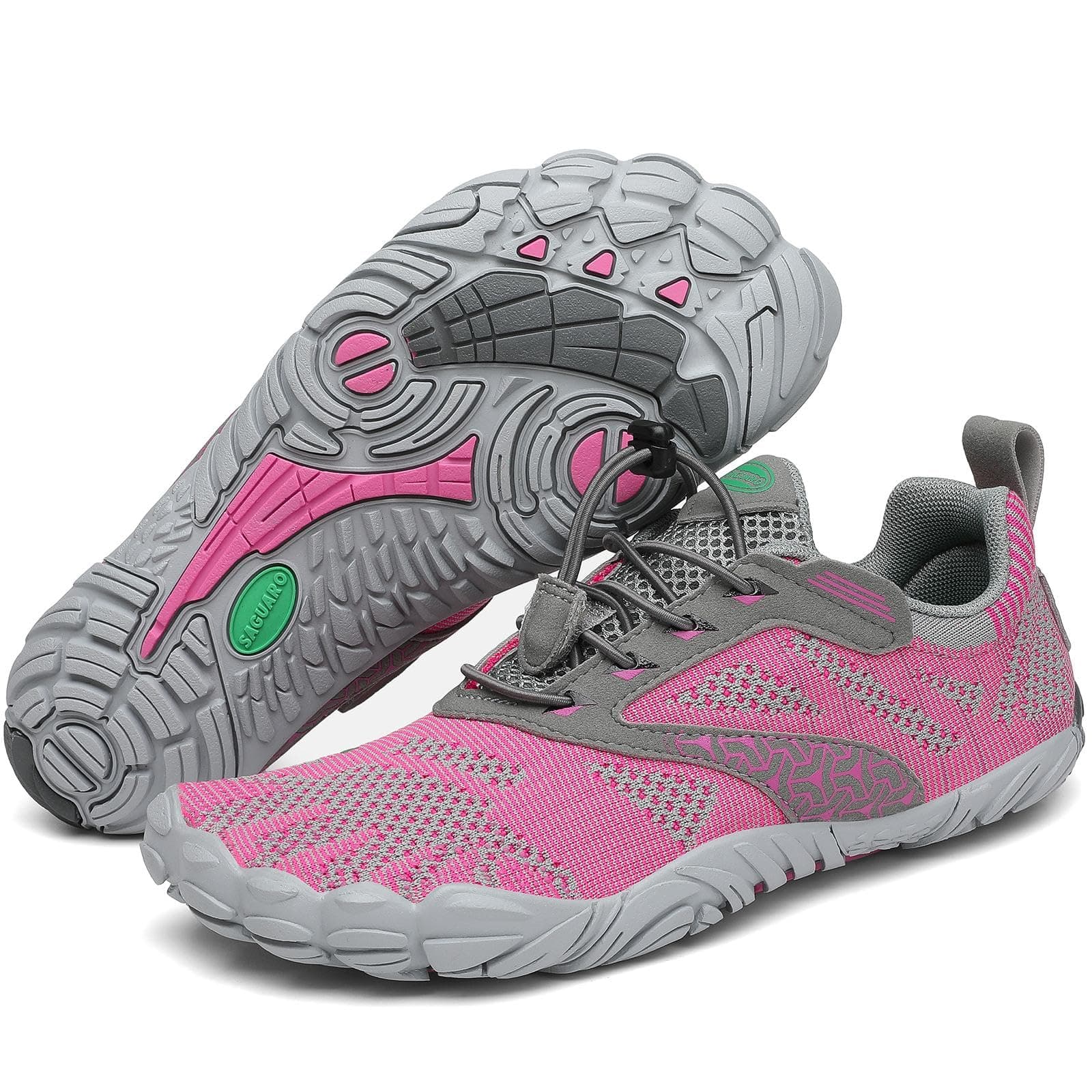 👣 SAGUARO Unisex Barfußschuhe Damen Herren 40 EU Pink - Deal!