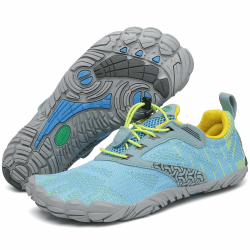 SAGUARO Unisex Barfußschuhe Damen Herren 🏞️ Minimalistische Fitnessschuhe 🏃‍♂️ Traillaufschuhe Gr.36-48 39 EU Türkis