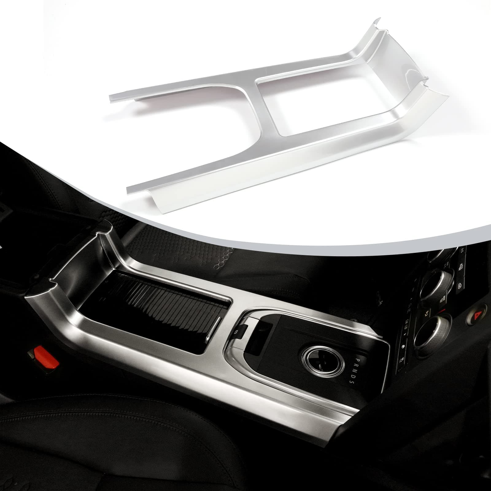 🚗🔧 BEINSTOCK ABS Matt Silber Schalttafel Verkleidung Auto Aufkleber