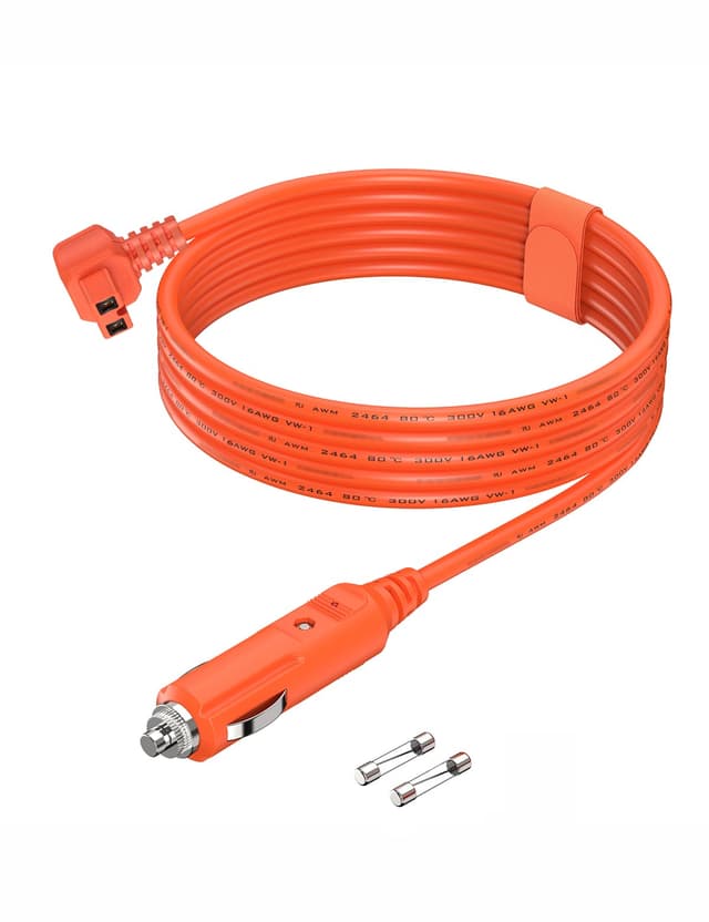 🚗🧊 12V/24V KFZ Kühlbox Kabel 3,5Meter - Universal Verlängerungskabel für Kühlboxen