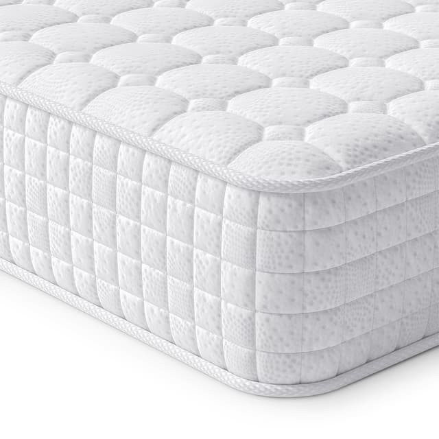 Vesgantti Matratze 24cm H3 90x200 Mittelfest 7-Zonen Taschenfederkernmatratze