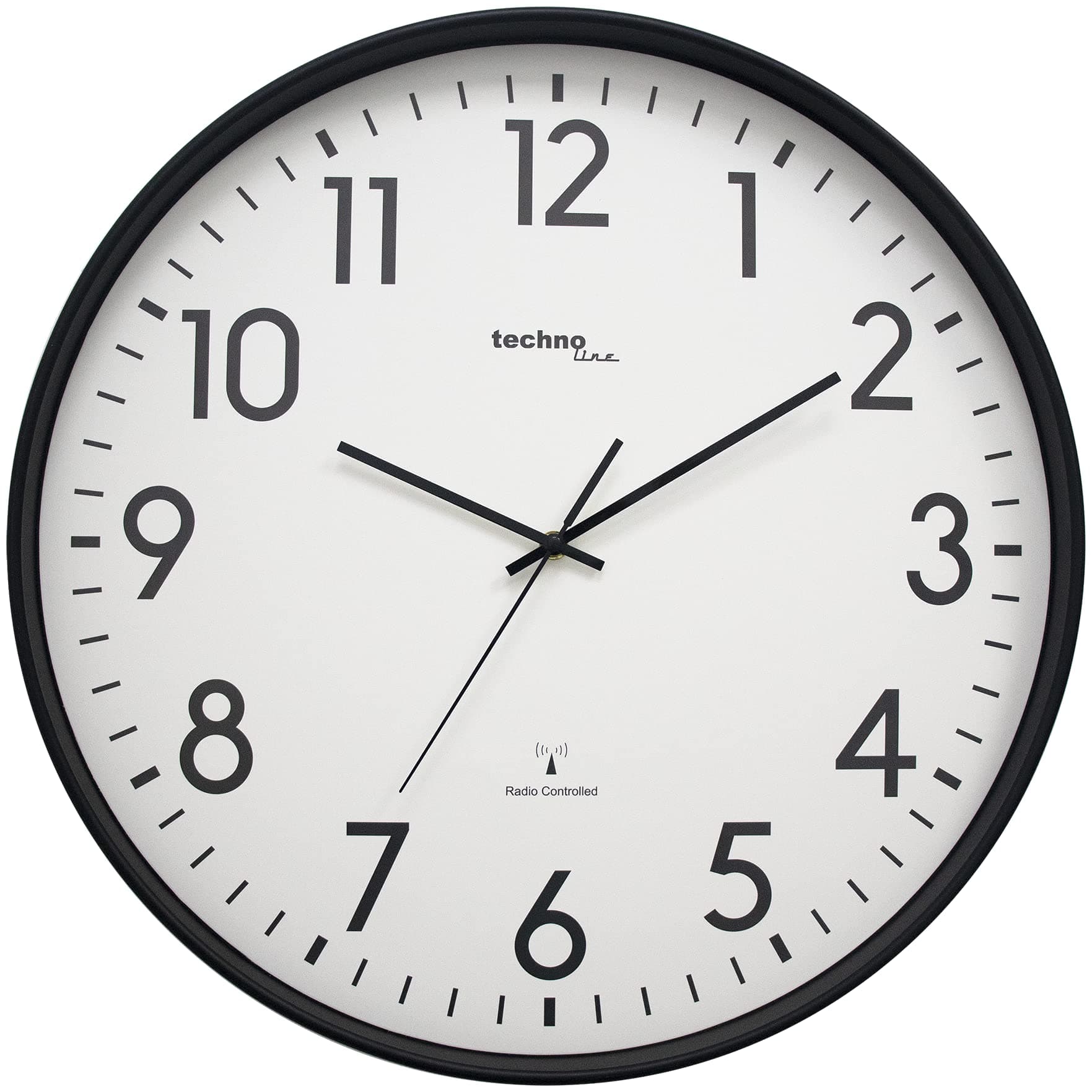 🕒 Technoline XXL Funkwanduhr WT8998, 50 cm, Bahnhofsuhr 🌟