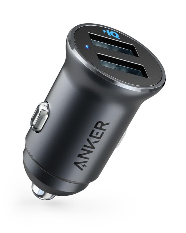 🔋🚗 Anker 24W Auto Ladegerät für iPhone und mehr - Schwarz