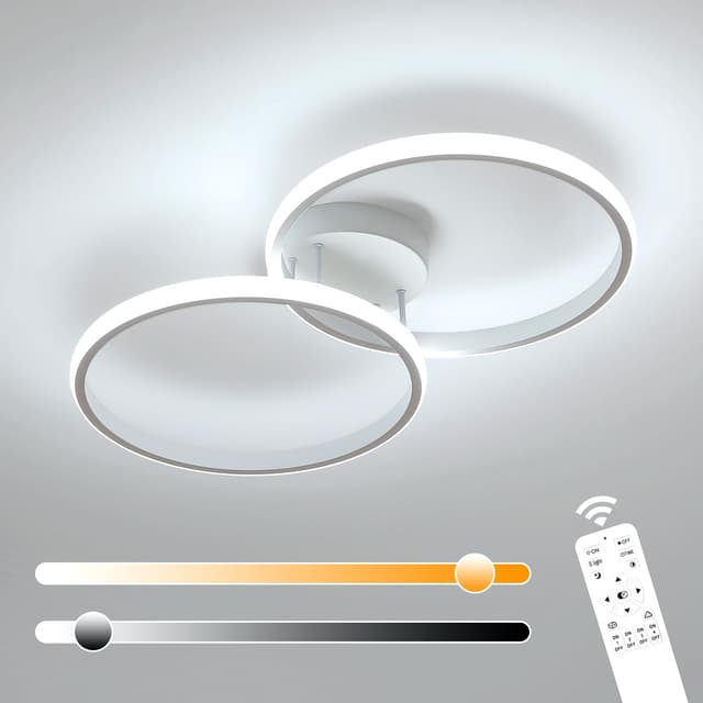Toolight LED Deckenleuchte Modern, 38W 4275LM LED Deckenlampe Dimmbar 🌙