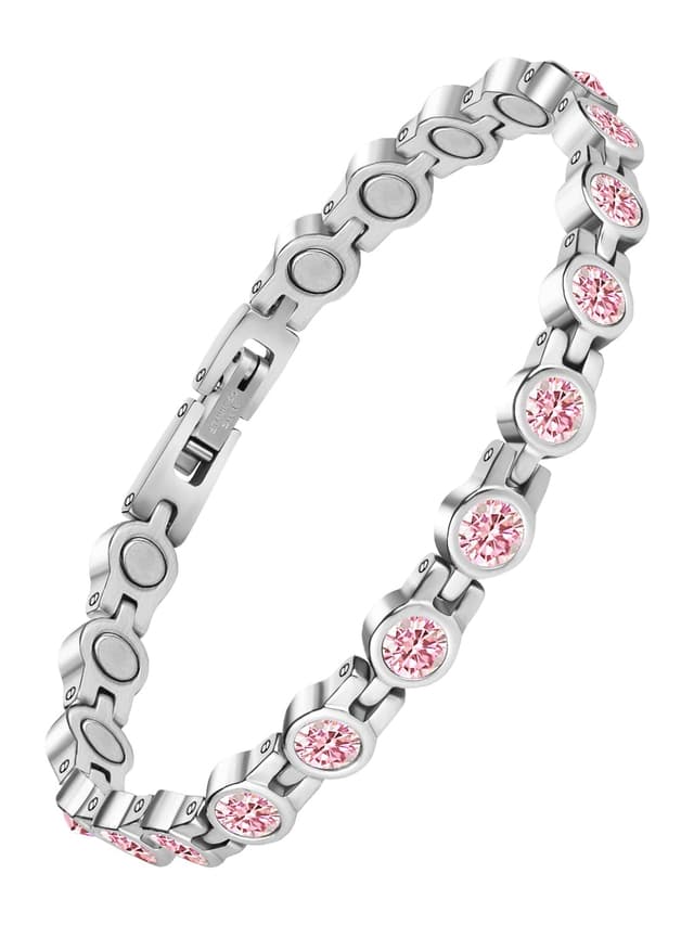 🎁 Exklusives Angebot: Pinkes Jeroot Magnetarmband für Damen 🌟