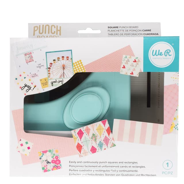 🛍️ Angebot: We R Memory Keepers Square Punch Board 🎨