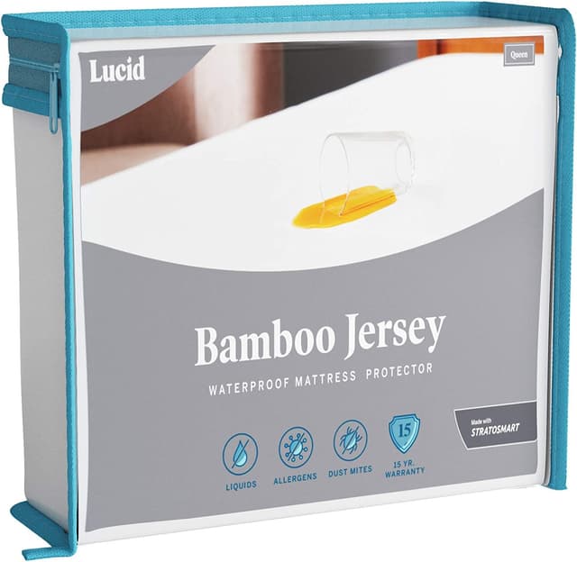 🌿🌙 LUCID Matratzenschoner Premium Rayon aus Bambus Jersey – Ultimative Schlafqualität! 🌙🌿