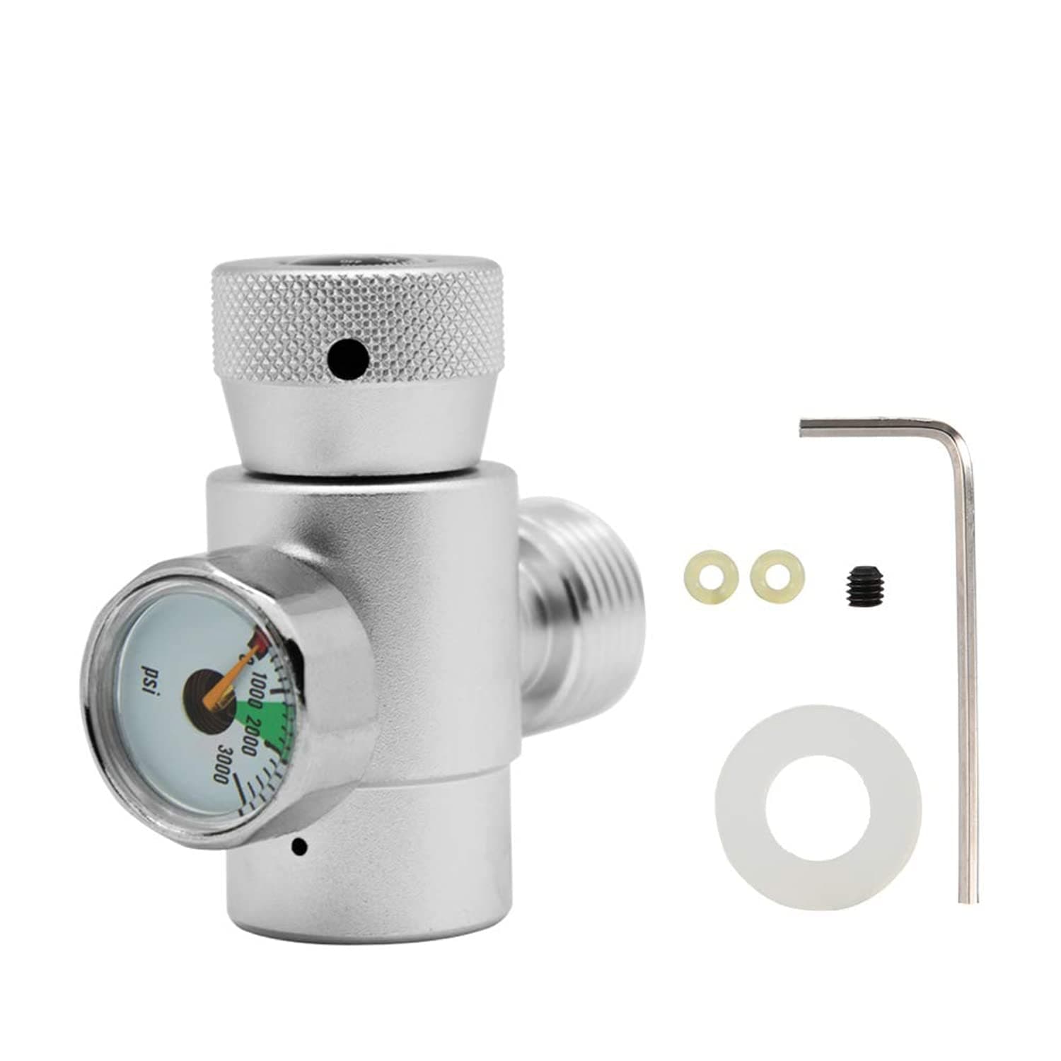 🌟 Jeffergarden CO2 Füllbehälter Adapter Zylinder Nachfülladapter Anschlusskit 🌟