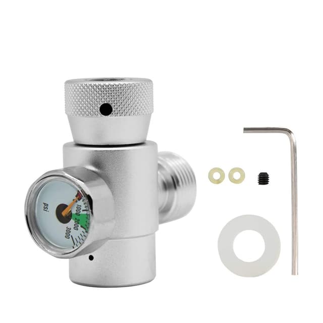 🌟 Jeffergarden CO2 Füllbehälter Adapter Zylinder Nachfülladapter Anschlusskit 🌟