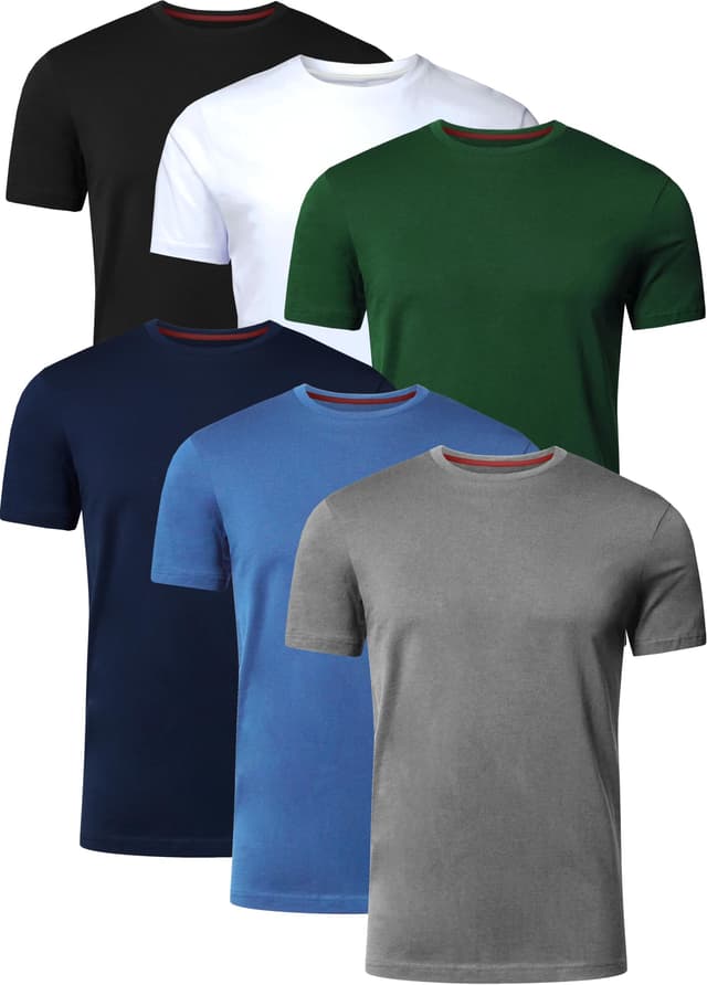 👕🛍️ SPORTS® Tech 6Er-Pack Herren-T-Shirts M Pack-t3