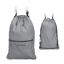 InnovaGoods Wäschesack CLEPAC Kleidersack, Polyester, Grau, Grande
