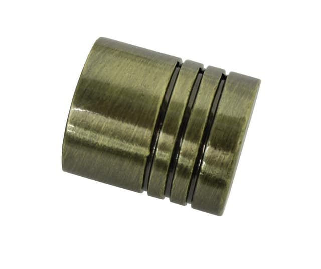 🌟🔥 Mega Deal: Gardinia Endstück Zylinder Messing-antik Ø 16 mm 2,6