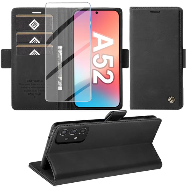 Premium Leder Handyhülle für Samsung Galaxy A52/A52S 5G 📱💼