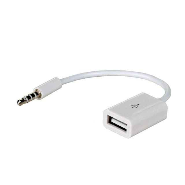 🔌 AKYGA AK-AD-24 Kabel Adapter Mini Jack 3.5 auf USB-Buchse weiß - Sonderangebot!