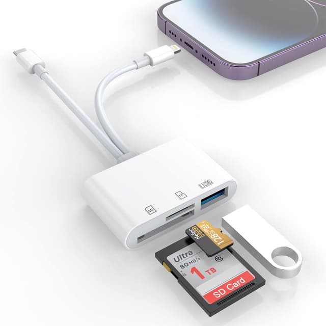 SD-Kartenleser für iPhone/iPad und USB-C-Geräte 📱💻