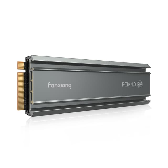 🚀 NVMe SSD M.2 2280 2TB Interne Festplatte mit Kühlkörper PCIe 4.0 - Für Gaming & Videoschnitt