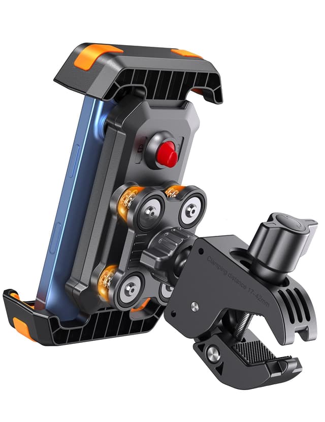 2025 Upgraded Motorrad Handyhalterung - Universal Fahrrad Lenkerhalterung