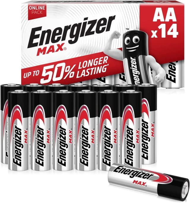 🔋 Energizer Max AA Batterie (14 Stück) - Alkali-Batterien 1,5V 🌟 Exklusiv bei Amazon 🌟