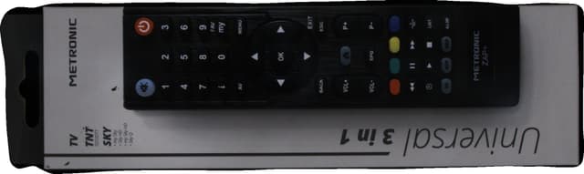 🌟 Metronic ZAP + IR Wireless Press Buttons Black Remote Control 🌟