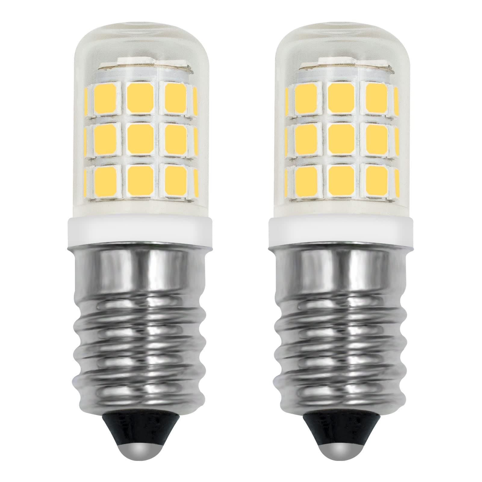 🌟 ASAIHKUN LED Kühlschrank Lampen Klarglas Kurze Zylinder E14 2.8W Kaltweiß Entspricht 25W 28W 30W 🌟