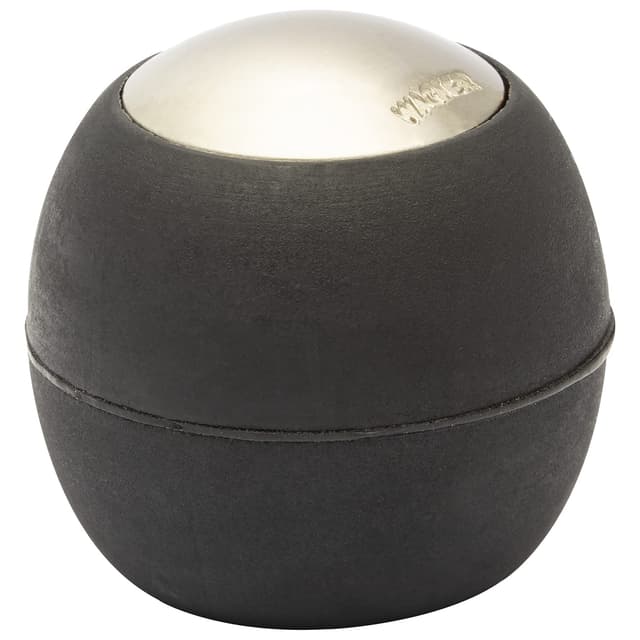 🚪🛑 WAGNER Wandtürstopper EGG - Ø 30 x 30 mm - Silber/Schwarz 🛠️