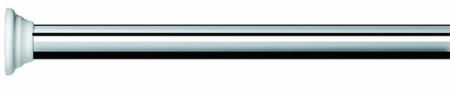 Spirella Teleskopstange Decor Universal | Duschvorhangstange | Verstellbar und sicherer Halt | Silber 90x90 cm, 170x75 cm, 90x80x90 cm, Grau
