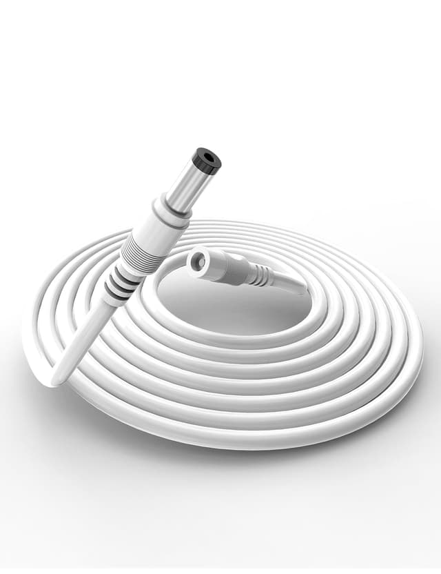 🔌 Tonton 12V DC Verlängerungskabel 3 Meter mit 2,1mm/5,5mm Anschluss CCTV-Netzkabeladapter