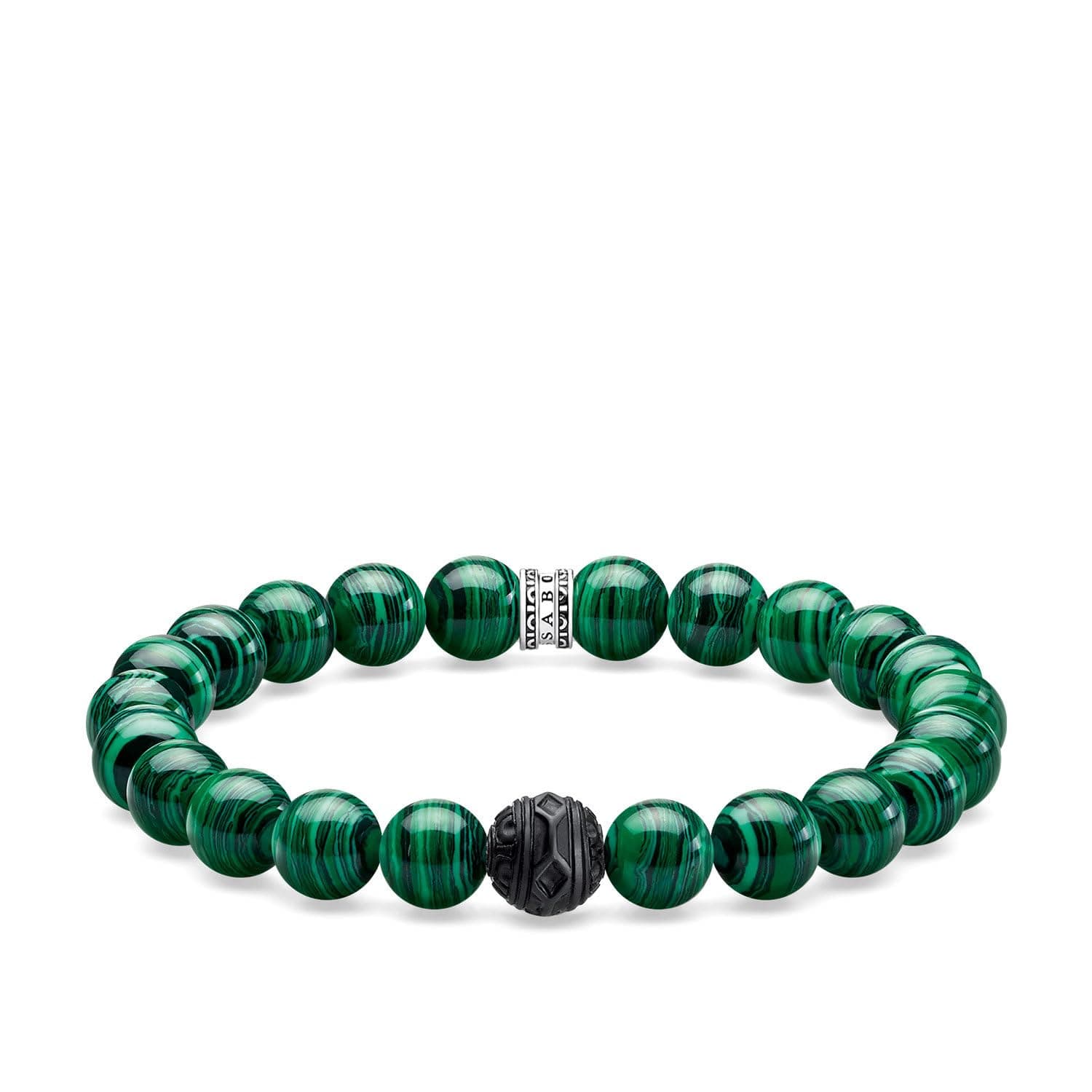 🌟 RABATT: Thomas Sabo Armband Black Cat Grün 925 Sterling Silber A1778-530-6 19.0 cm