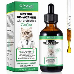 🐱🌿 60ml Kräuterentwurmer für Katzen - Anti-Parasiten Tropfen - Sicher & Effektiv 🌿🐱