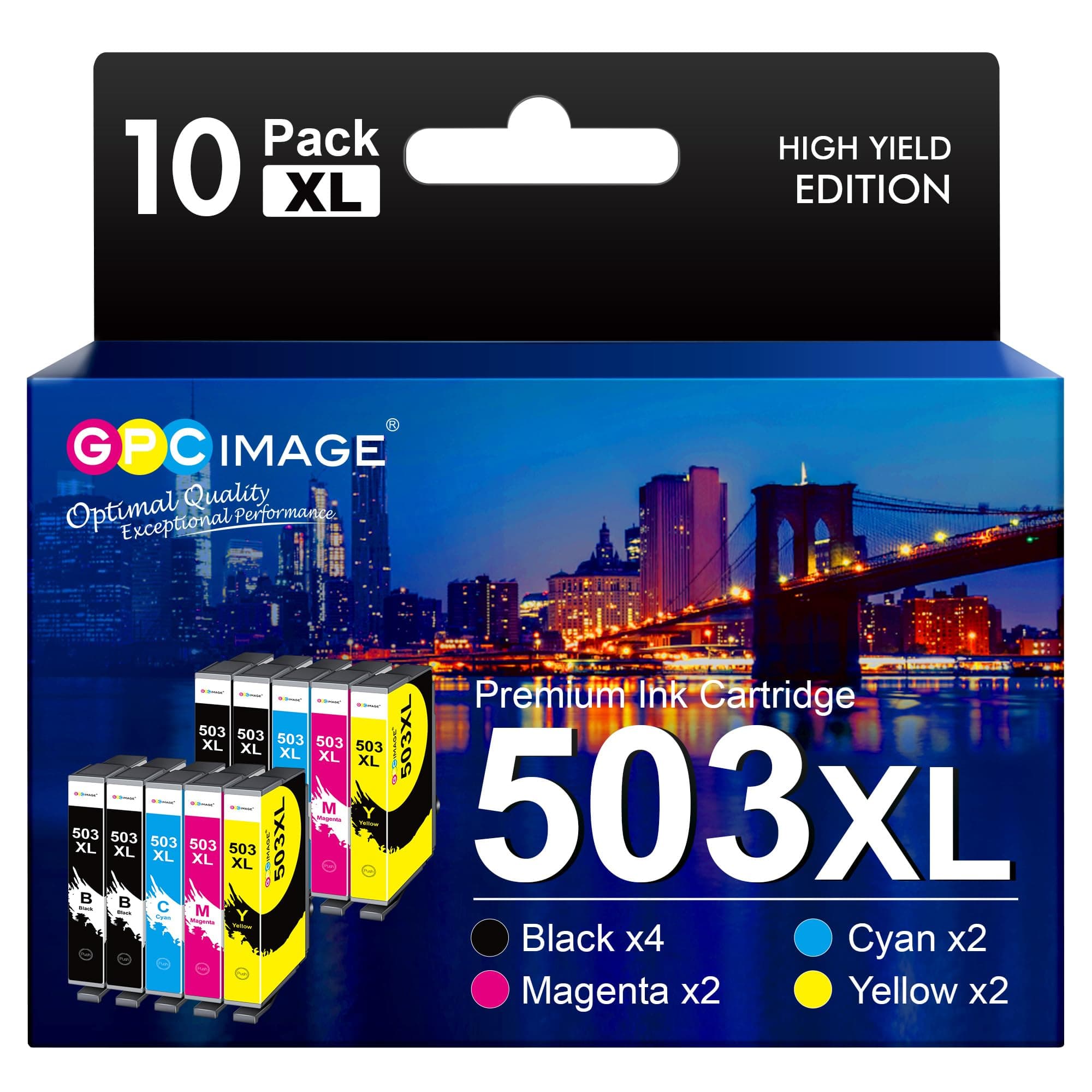 🌟 Super Angebot! GPC IMAGE 503XL Kompatible Druckerpatronen für Epson XP 5200 - 10er-Pack