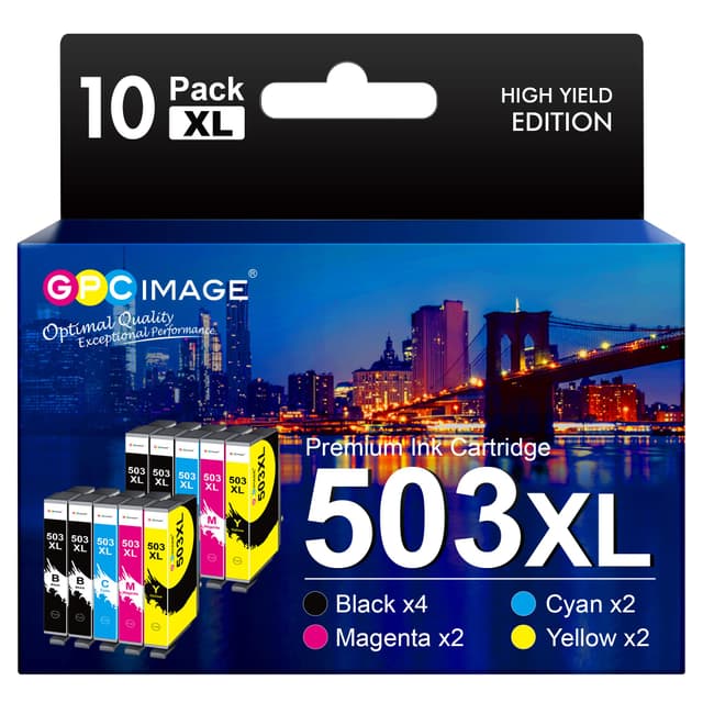 🌟 Super Angebot! GPC IMAGE 503XL Kompatible Druckerpatronen für Epson XP 5200 - 10er-Pack