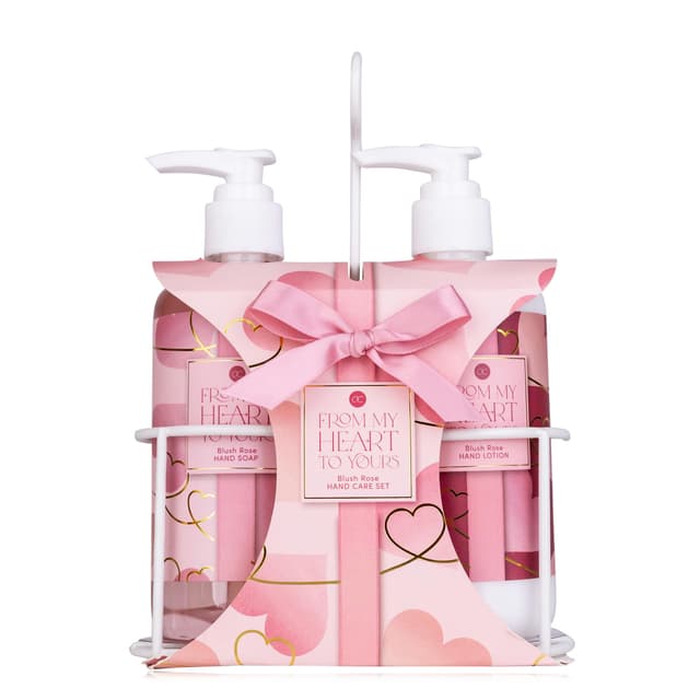 🌹 Luxuriöses Handpflegeset mit Blush Rose Duft - Valentinstag Geschenk