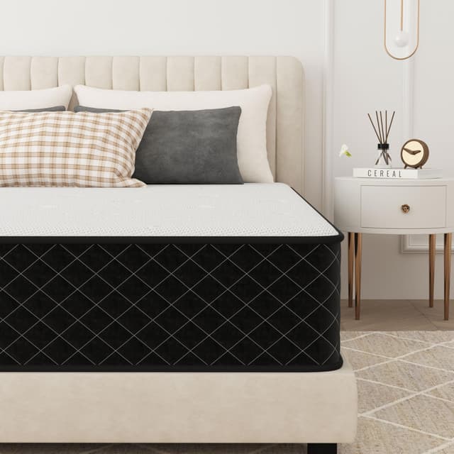 🛏️ PurrJoys Matratze 140x200 cm, Höhe 25 cm Taschenfederkern H3 & H4, 7-Zonen, Oeko-TEX® Zertifiziert