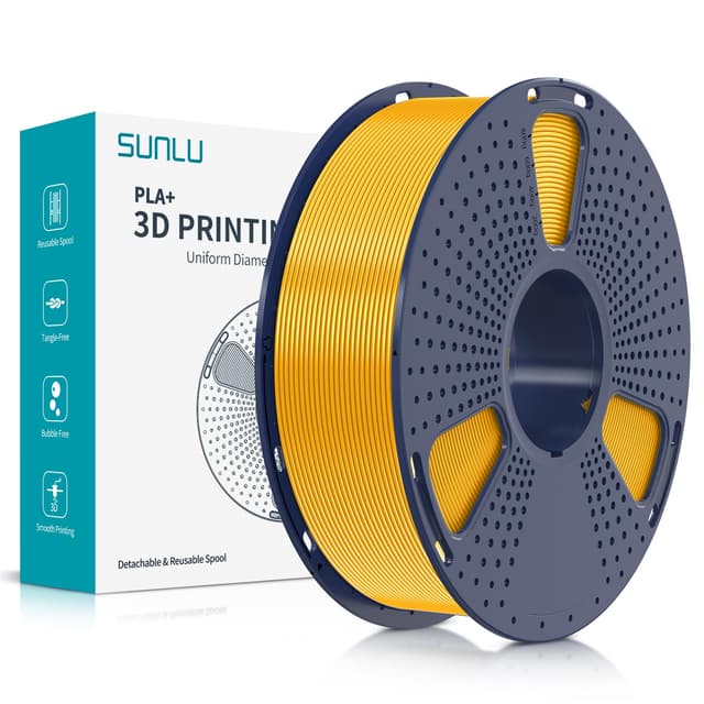 SUNLU PLA Plus 3D Drucker Filament Gold 1kg PLA+ Hellgold