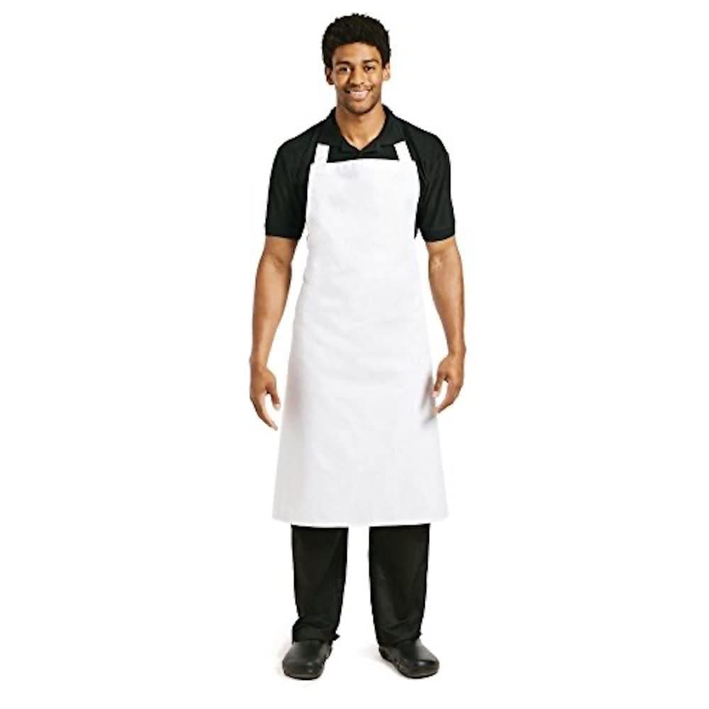 👨‍🍳👩‍🍳 Deal des Tages: Große Weiße Lätzchen Schürze A522 von Whites Chefs Apparel