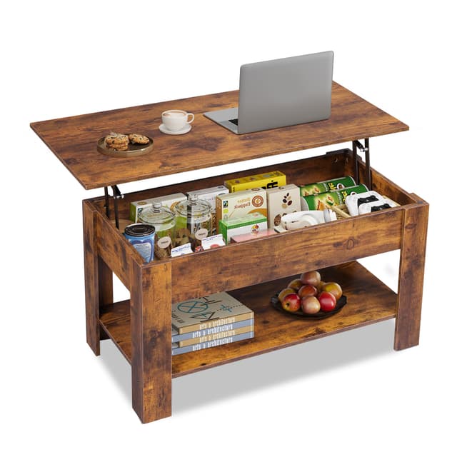 🌟 Super Deal: WLIVE Couchtisch Höhenverstellbar und Ausziehbar! 🌟