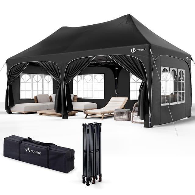 VOUNOT® 3x6m Pavillon Wasserdicht 🎪🌦️