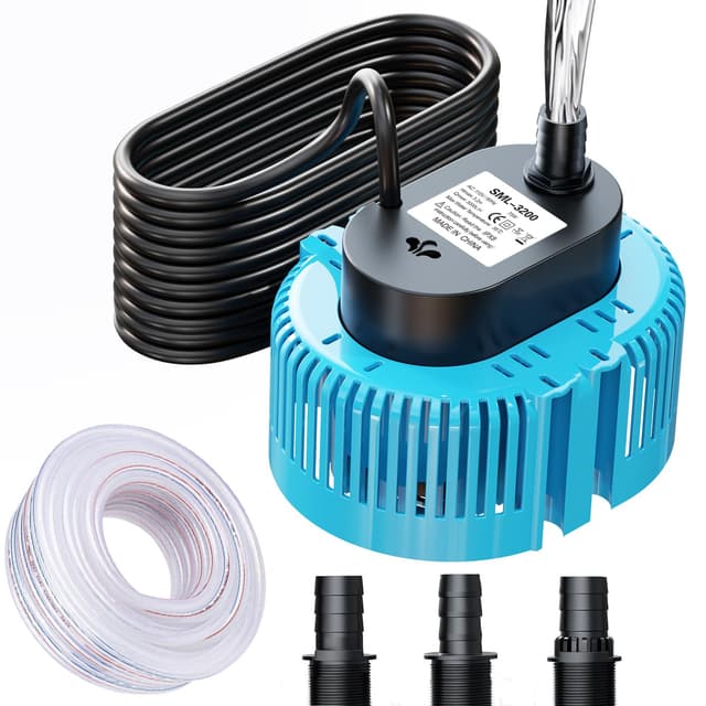 Lnicez Schmutzwasserpumpe Tauchpumpe 75W 3000L/H 🌊