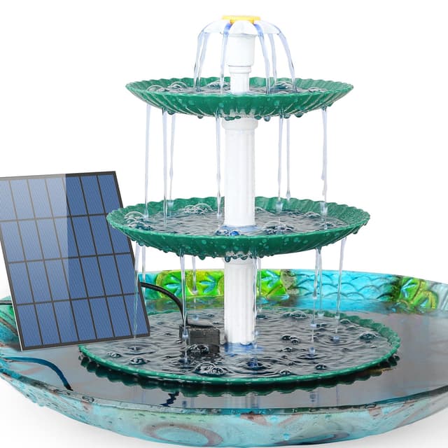 🌞🐦 AISITIN DIY Solar Brunnen und Vogeltränke Sets 🌿