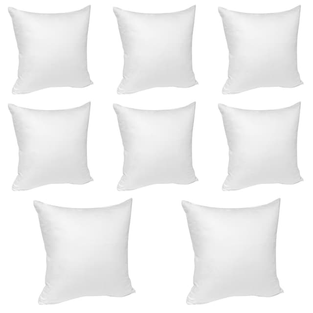 🌟 Super Deal! WOLTU® 8X Kissenbezug Kissenhülle Set - 100% Baumwolle - Weiß 45x45 cm - 8 Stück