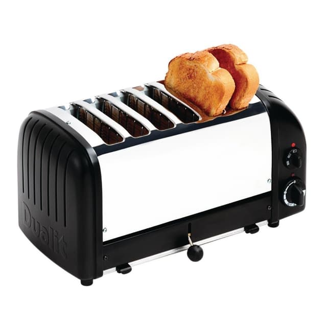 🔥 Tolles Angebot! Dualit Toaster 60145 schwarz 6 Schlitze