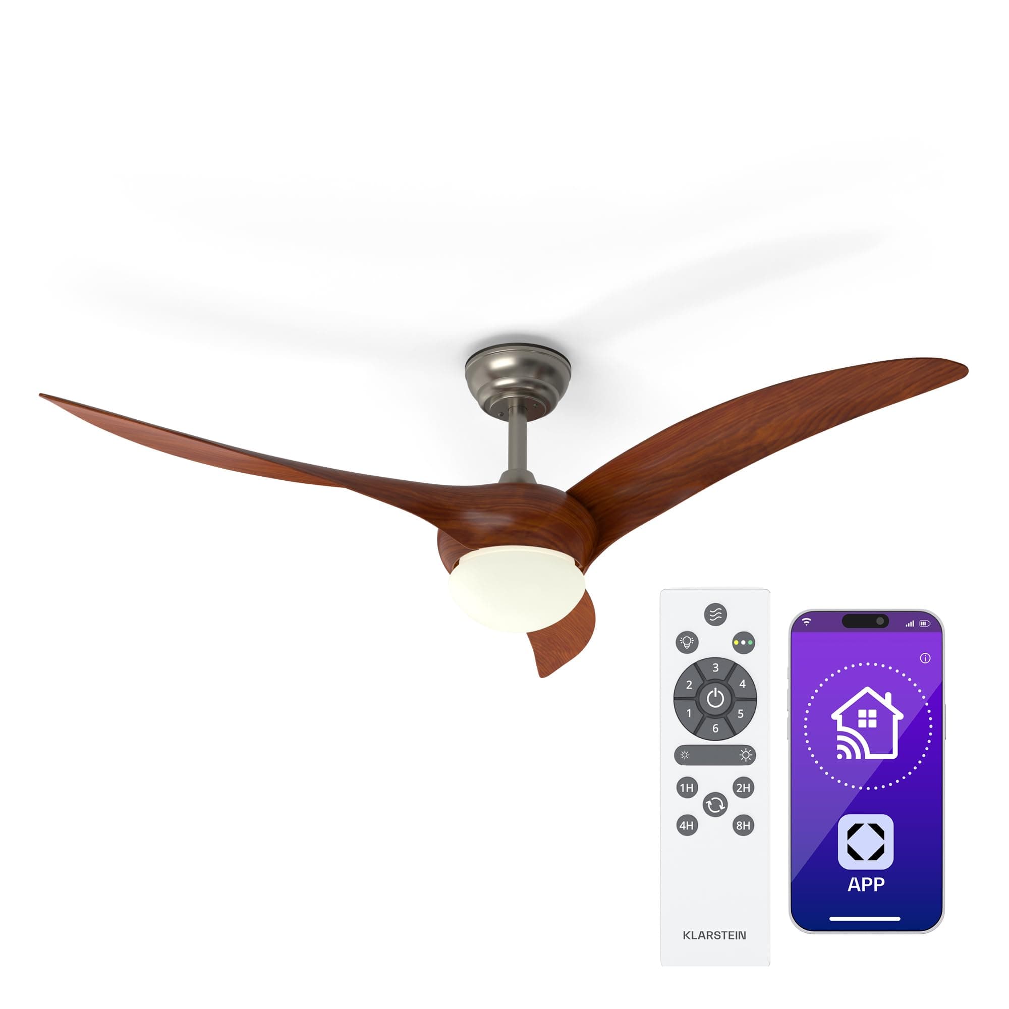 Klarstein Monteverde Deckenventilator Mit Beleuchtung & Fernbedienung 🌬️🌟